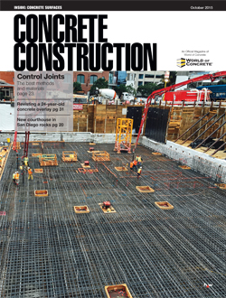 Concrete Construction October Cover